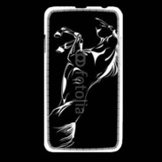 Coque HTC Desire 516 Illustration cheval noir