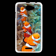Coque HTC Desire 516 Trio de poisson clown