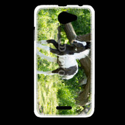 Coque HTC Desire 516 Poulain noir et blanc