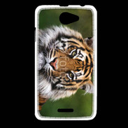 Coque HTC Desire 516 Portrait de tigre 10