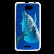 Coque HTC Desire 516 Portrait de dauphin 5