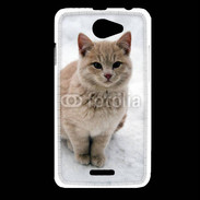 Coque HTC Desire 516 Chat dans la neige