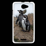 Coque HTC Desire 516 2 pingouins