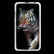 Coque HTC Desire 516 Portrait d'un tigre 25