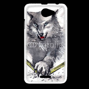 Coque HTC Desire 516 Loup en dessin 100