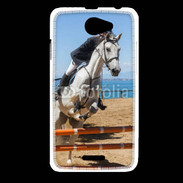 Coque HTC Desire 516 Saut d'obstacle à cheval 100
