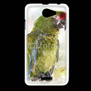 Coque HTC Desire 516 Perroquet en aquarelle