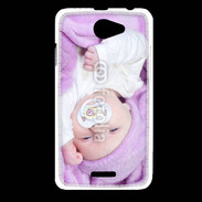 Coque HTC Desire 516 Amour de bébé en violet