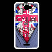 Coque HTC Desire 516 Keep Calm Businessman