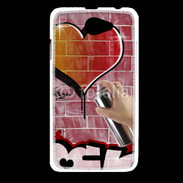Coque HTC Desire 516 Love graffiti