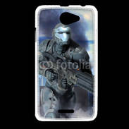 Coque HTC Desire 516 Soldat futuriste
