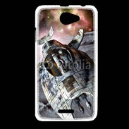 Coque HTC Desire 516 Vaisseau spatial sur la lune