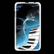 Coque HTC Desire 516 Abstract piano