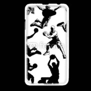 Coque HTC Desire 516 Silhouette de basketeur