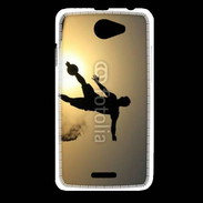 Coque HTC Desire 516 beach soccer couché du soleil