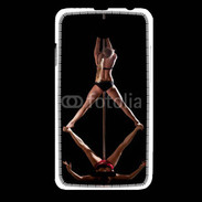 Coque HTC Desire 516 Sexy danse avec 2 femmes