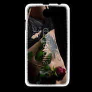 Coque HTC Desire 516 Lingerie et rose rouge