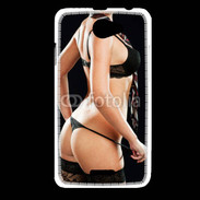 Coque HTC Desire 516 Lingerie de charme avec cravate