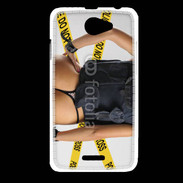Coque HTC Desire 516 Enquête de police sexy
