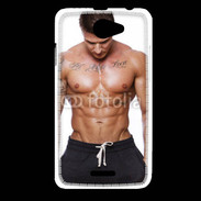 Coque HTC Desire 516 Brun musclé 1