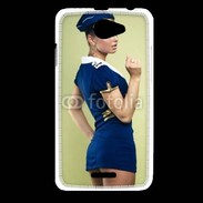 Coque HTC Desire 516 Hôtesse de l'air sexy