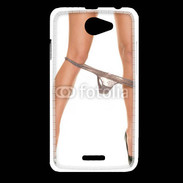 Coque HTC Desire 516 jambes talons aiguilles lingerie sexy