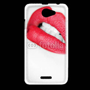 Coque HTC Desire 516 bouche sexy rouge à lèvre gloss crayon contour