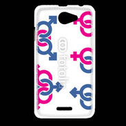 Coque HTC Desire 516 Symboles homme femme