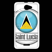 Coque HTC Desire 516 Logo Saint Lucie