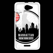Coque HTC Desire 516 Logo Manhattan