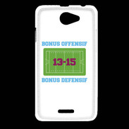 Coque HTC Desire 516 Bonus Offensif-Défensif Blanc