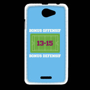 Coque HTC Desire 516 Bonus Offensif-Défensif Bleu