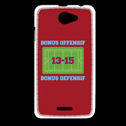 Coque HTC Desire 516 Bonus Offensif-Défensif Rouge