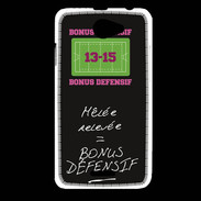 Coque HTC Desire 516 Mêlée relevée Bonus offensif-défensif Noir