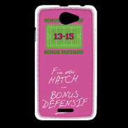 Coque HTC Desire 516 Fin de match Bonus offensif-défensif Rose