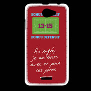 Coque HTC Desire 516 Les potes Bonus offensif-défensif Rouge