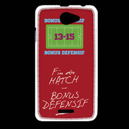 Coque HTC Desire 516 Fin de match Bonus offensif-défensif Rouge