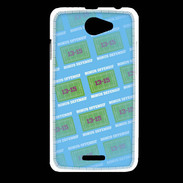 Coque HTC Desire 516 Dégradé Bonus Offensif-défensif Bleu