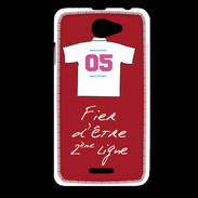 Coque HTC Desire 516 Deuxième ligne D Bonus offensif Rouge