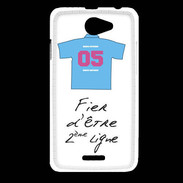 Coque HTC Desire 516 Deuxième ligne D Bonus offensif Blanc 2