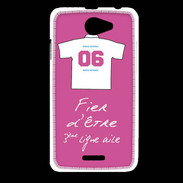 Coque HTC Desire 516 Troisième ligne G Bonus offensif-défensif Rose