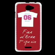Coque HTC Desire 516 Troisième ligne G Bonus offensif-défensif Rouge