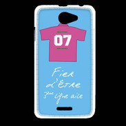 Coque HTC Desire 516 Troisième ligne D Bonus offensif-défensif Bleu