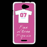 Coque HTC Desire 516 Troisième ligne D Bonus offensif-défensif Rose