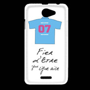 Coque HTC Desire 516 Troisième ligne D Bonus offensif-défensif Blanc 2