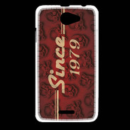 Coque HTC Desire 516 Since crane rouge 1979