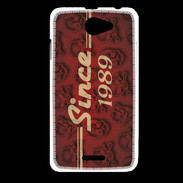 Coque HTC Desire 516 Since crane rouge 1989