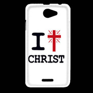 Coque HTC Desire 516 i love Christ