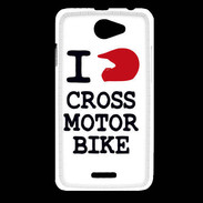 Coque HTC Desire 516 i love Cross Motor
