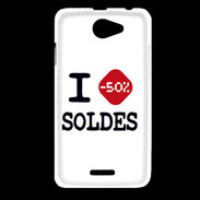 Coque HTC Desire 516 I love Soldes